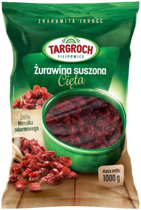 Żurawina suszona 1 kg TAR-GROCH flowpack