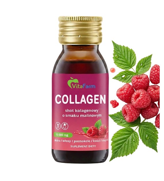 COLLAGEN SHOT smak malinowy 30ml Vitafarm