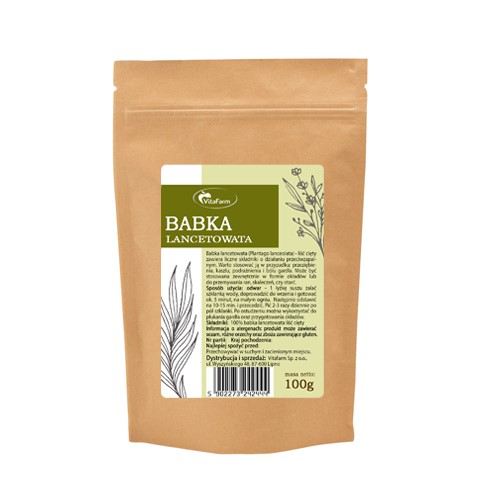 Babka lancetowata liść 100g