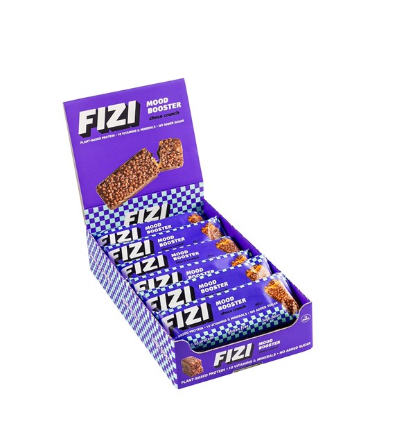 FIZI ZESTAW BATONÓW W POLEWIE CZEKOLADOWEJ  CHOCO CRUNCH  12SZT X 40 G