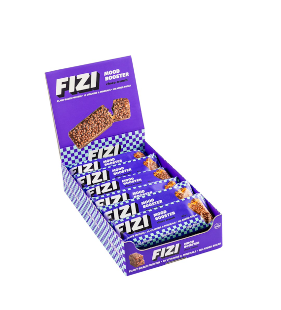 FIZI ZESTAW BATONÓW W POLEWIE CZEKOLADOWEJ  CHOCO CRUNCH  12SZT X 40 G