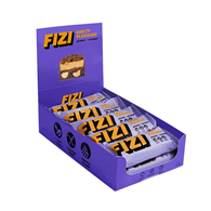 FIZI ZESTAW BATONÓW W POLEWIE CZEKOLADOWEJ „PEANUT + CARAMEL” 10 SZT X 45 G