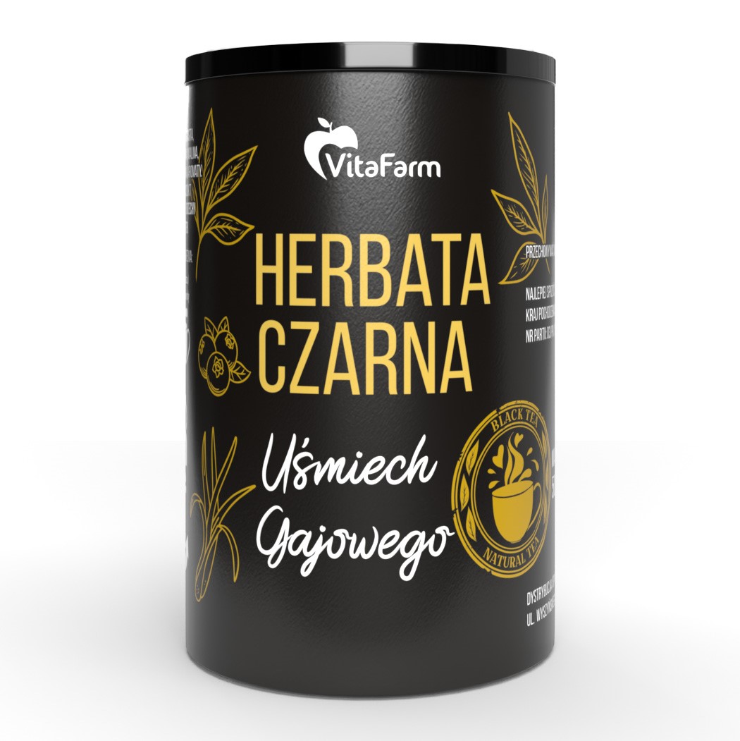 Herbata czarna Uśmiech Gajowego 50 g (tuba)