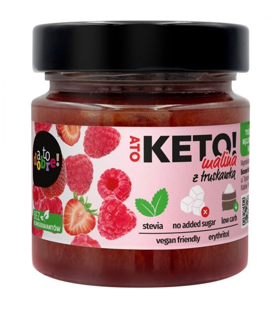 Malina z truskawką KETO , konfitura Bioone 200g