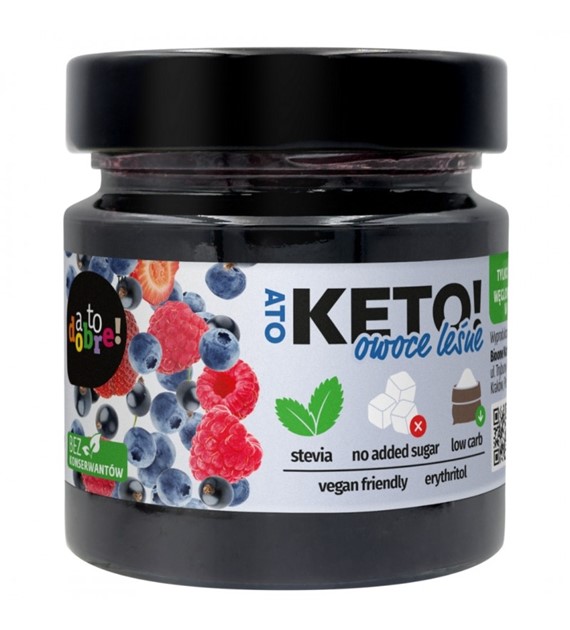 Owoce leśne KETO , konfitura Bioone 200g