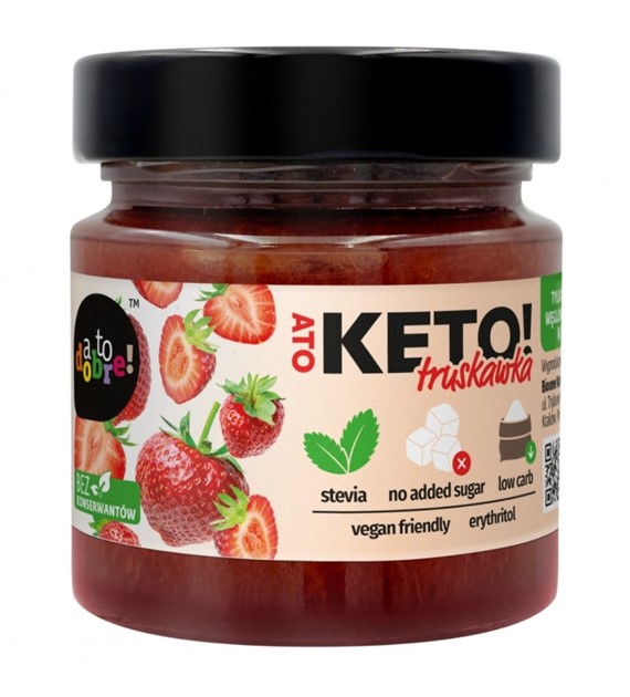 Truskawka KETO , konfitura Bioone 200g