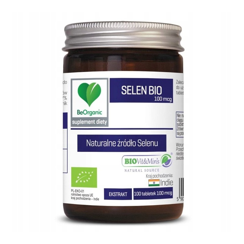 Selen BIO 100 mg , 100 tabl.  BeOrganic