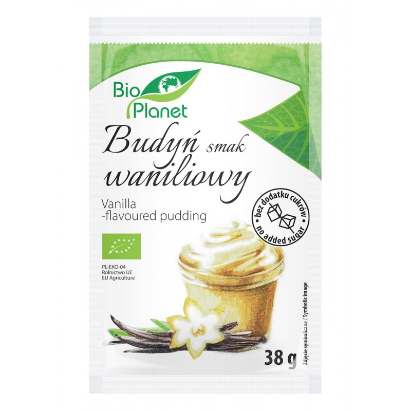 BUDYŃ O SMAKU WANILIOWYM Z WANILIĄ BOURBON BIO 38 g