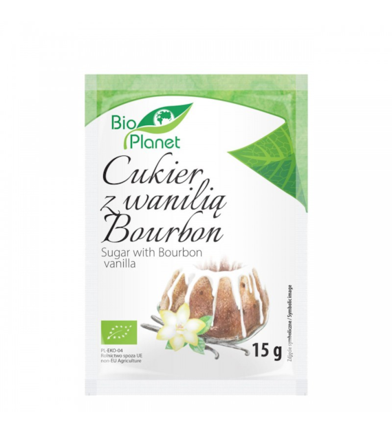 CUKIER Z WANILIĄ BOURBON BIO 15 g