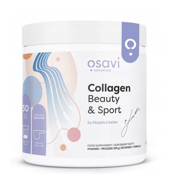 Kolagen wołowy Beauty&Sport (by Magda Linette) 225g Osavi