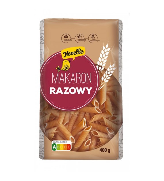 Nieaktualny MAKARON (SEMOLINOWY) RAZOWY PENNE 400 g