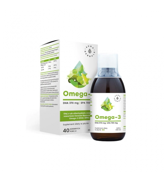 Omega-3 370 DHA / 700 EPA, płyn 200 ml