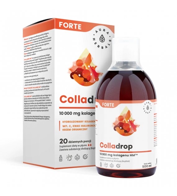 Colladrop Forte, kolagen morski 10000 mg, płyn 500 ml