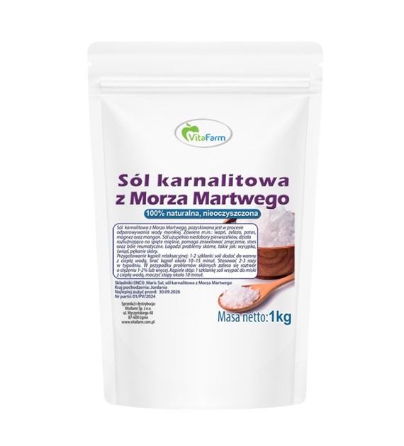 Sól karnalitowa z Morza Martwego 1 kg