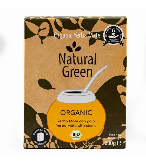 Natural Green Organic 500g (niedymiona) Yerba mate