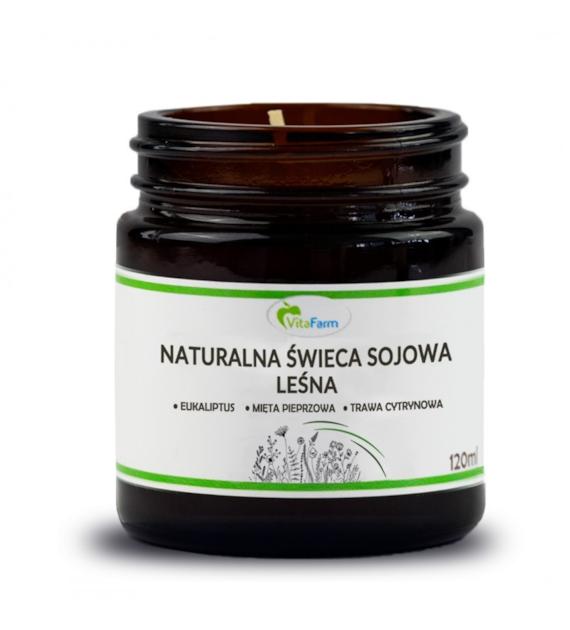 Naturalna świeca sojowa leśna 120ml