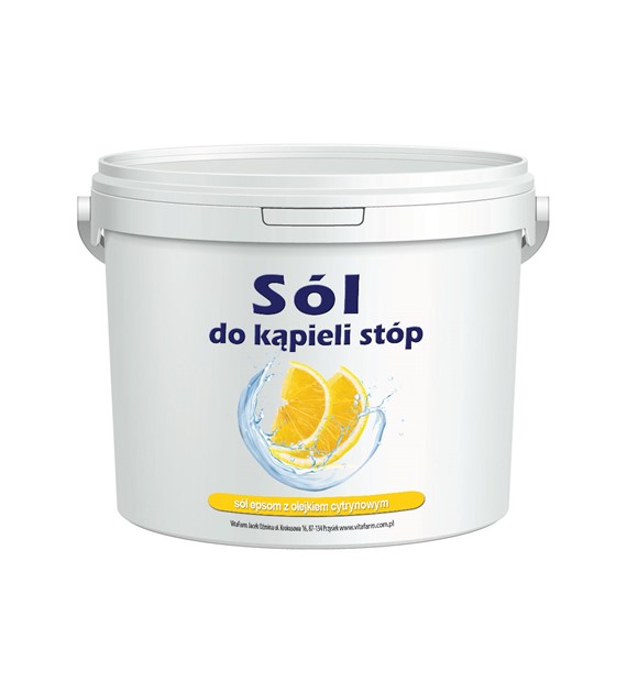 Sól do stóp z olejkiem cytrynowym 2,8 kg