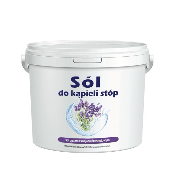 Sól do stóp z olejkiem lawendowym 2,8 kg