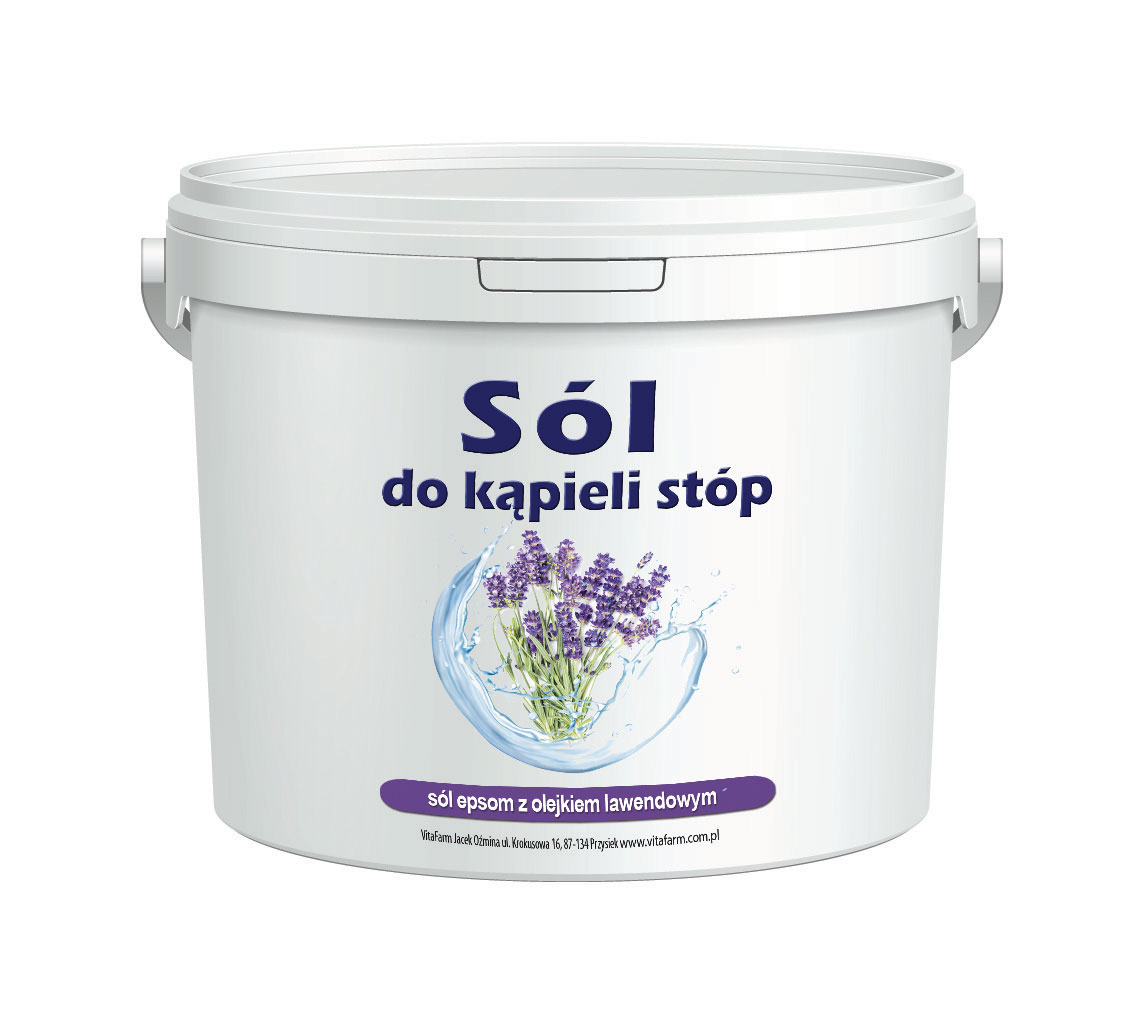 Sól do stóp z olejkiem lawendowym 2,8 kg