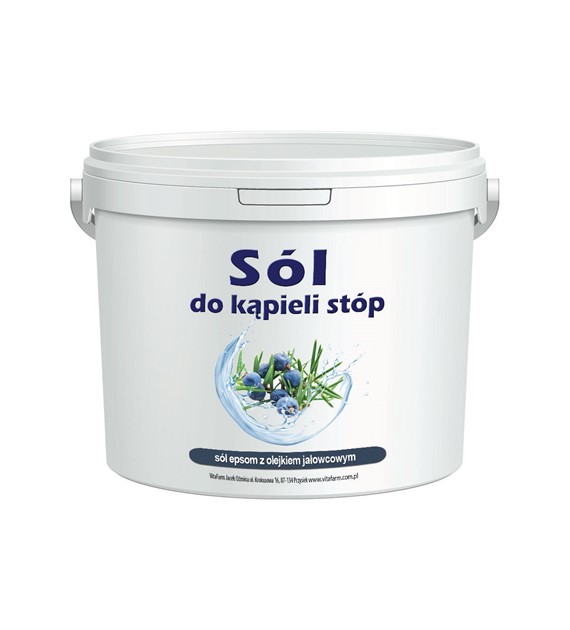 Sól do stóp z olejkiem jałowcowym 2,8 kg