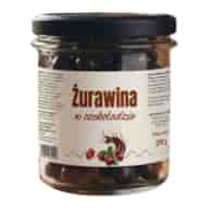 Żurawina w czekoladzie deserowej 200g słoik