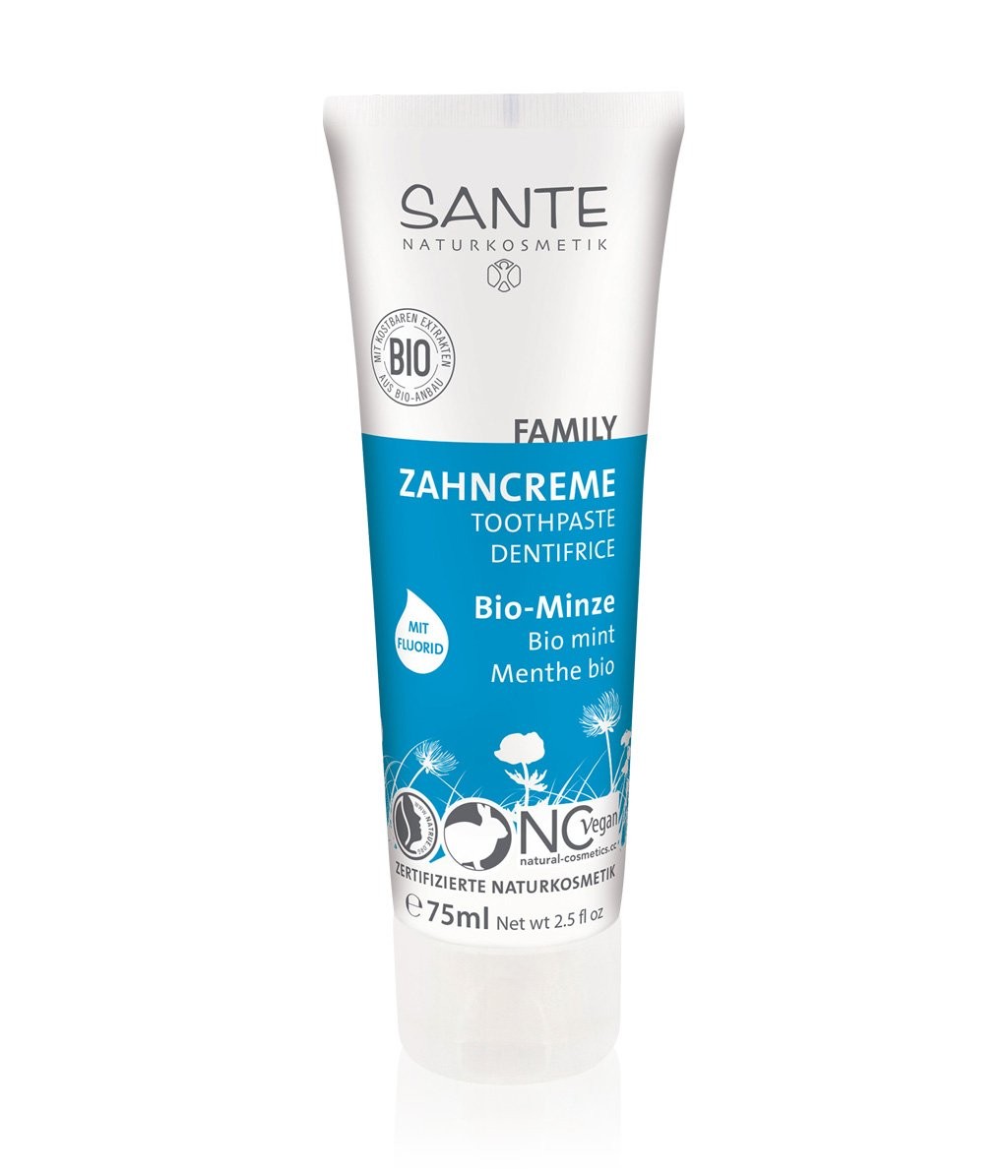 Pasta do zębów miętowa z fluorem ECO 75ml SANTE