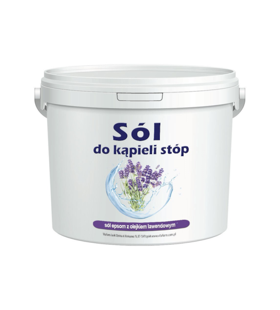 Sól do stóp z olejkiem lawendowym 2,8 kg