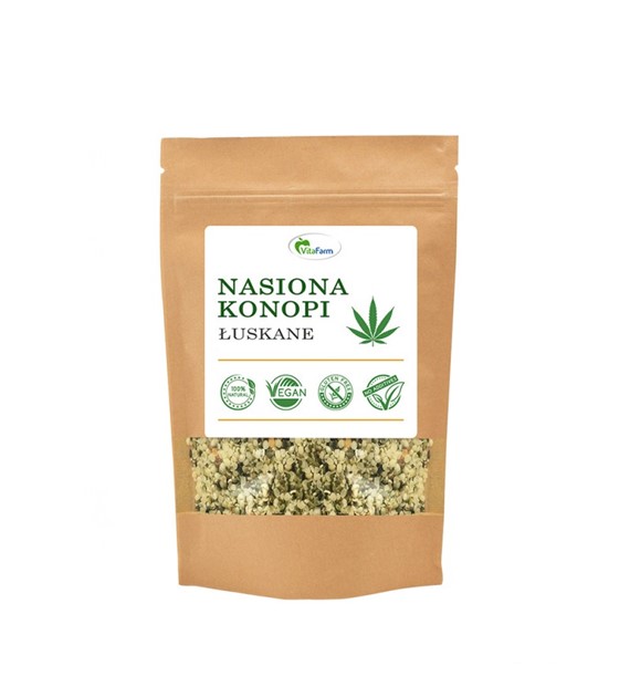 Nasiona konopi łuskane 500g