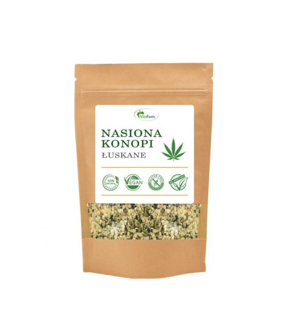 Nasiona konopi łuskane 500g
