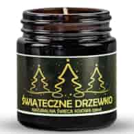 Naturalna świeca sojowa 120ml ŚWIĄTECZNE DRZEWKO