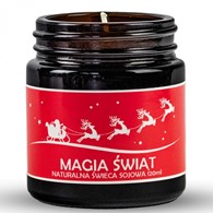 Naturalna świeca sojowa 120ml MAGIA ŚWIĄT