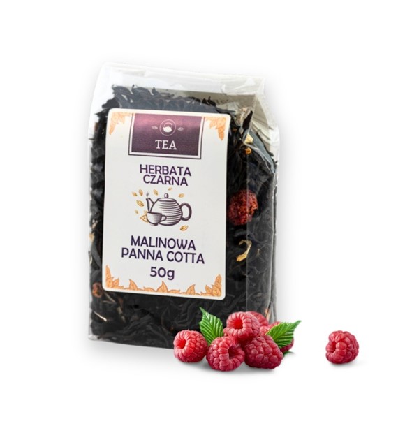 Herbata MALINOWA PANNA COTTA 50g