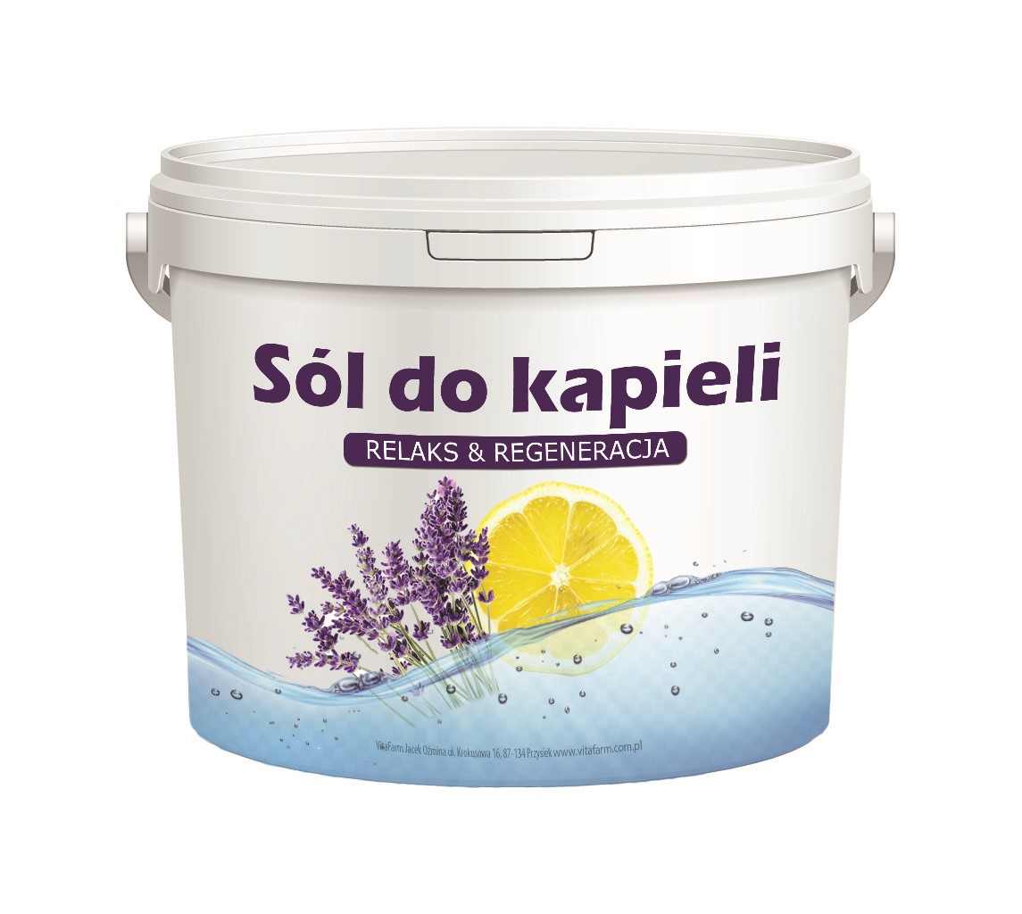 Sól do kąpieli 2,8 kg Lawenda-Cytryna