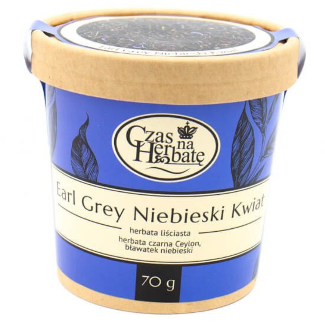 Herbaciany kubek Earl Grey Niebieski Kwiat 70g Czas na Herbatę