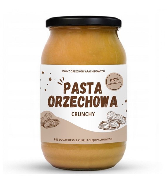 Pasta orzechowa crunchy 900g