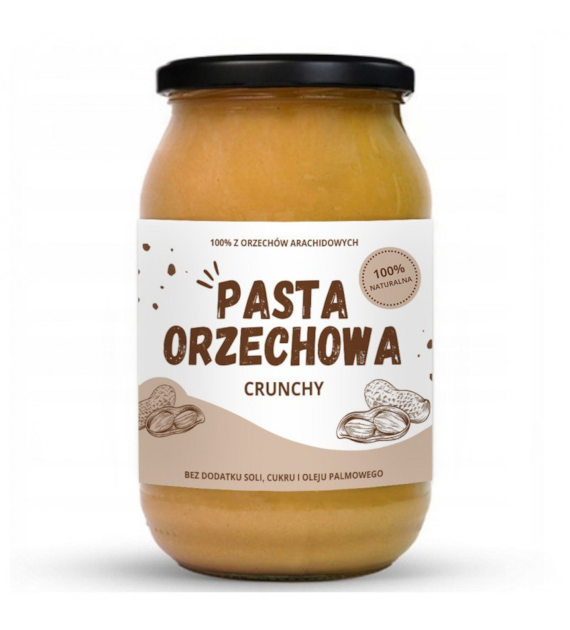Pasta orzechowa crunchy 900g