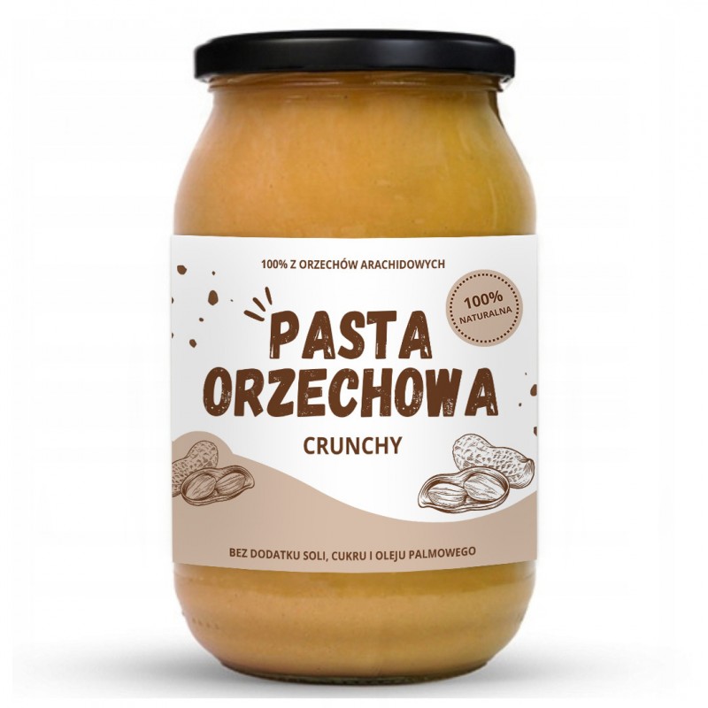 Pasta orzechowa crunchy 900g