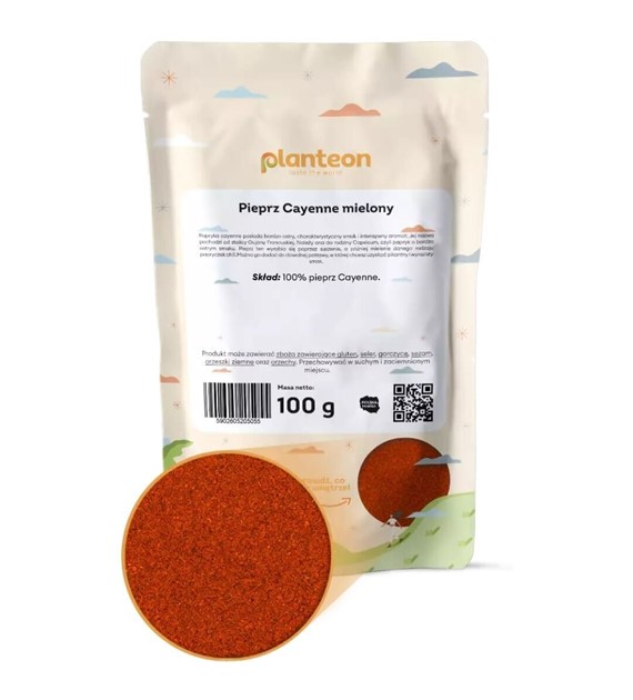 Pieprz Cayenne mielony 100g PLANTEON
