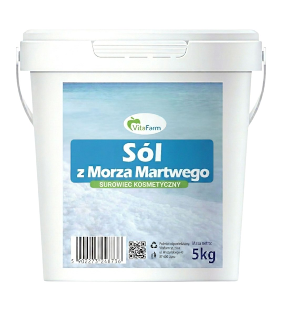 Sól z Morza Martwego 5kg naturalna nieoczyszczona