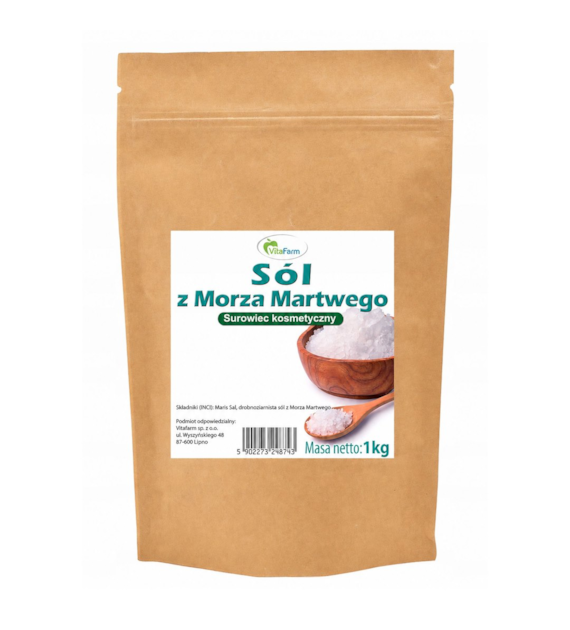 Sól z Morza Martwego 1kg naturalna nieoczyszczona