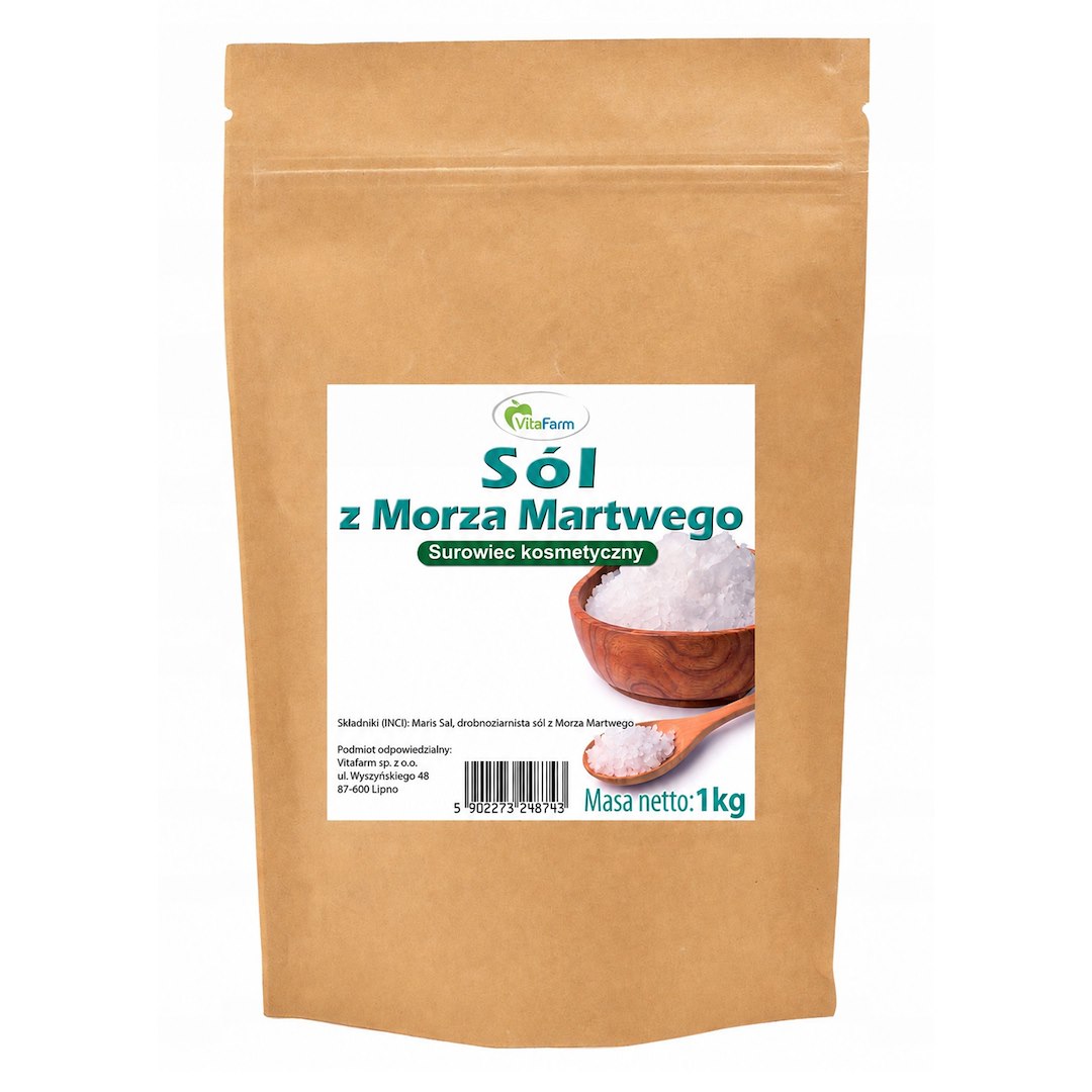 Sól z Morza Martwego 1kg naturalna nieoczyszczona