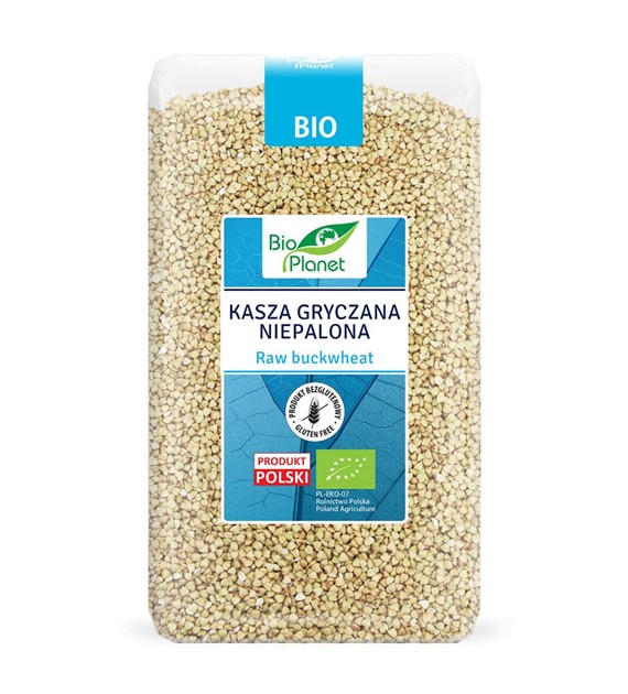 KASZA GRYCZANA NIEPALONA BEZGLUTENOWA BIO 1 kg