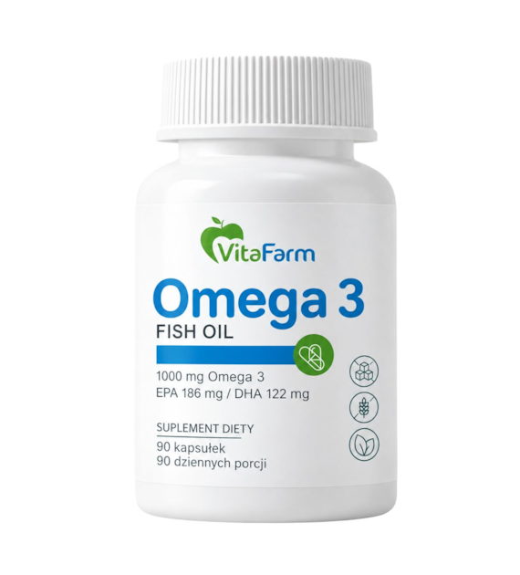 Omega 3 kapsułki 1000 mg (18/12) 90 szt.