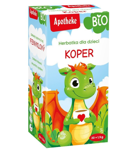 HERBATKA DLA DZIECI - KOPER WŁOSKI BIO (20 x 1,5 g) 30 g - APOTHEKE