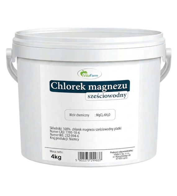 Chlorek magnezu płatki 4kg