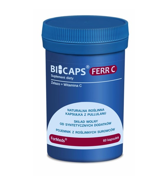 BICAPS FERR C ( żelazo, witamina C, inulina )
