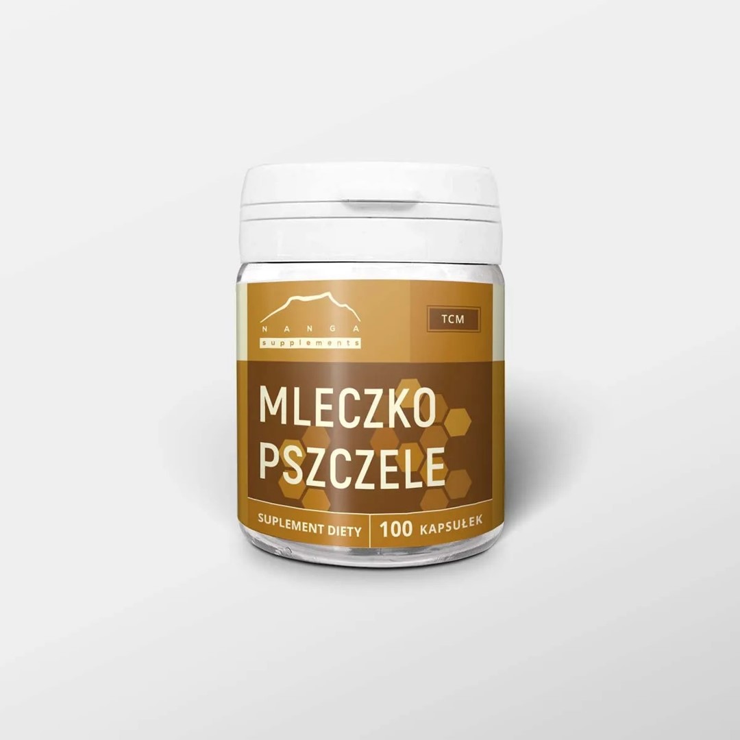 Mleczko pszczele liofilizowane kapsułki 200 mg 100szt