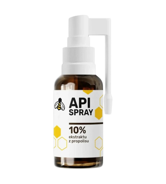 Ekstrakt z propolisu spray na gardło 10% Api Effect 30ml