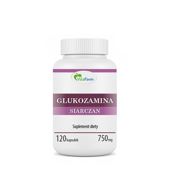 Glukozamina (siarczan) 2 KCl kapsułki pullulan 750mg 120 szt.