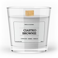 Świeca zapachowa sojowa CIASTKO BROWNIE 200ml